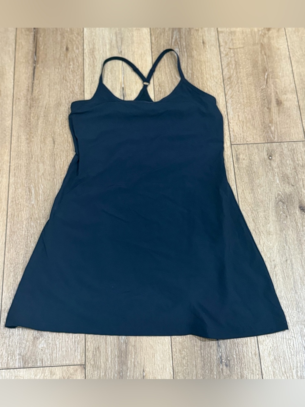 Crane Black Comfy Athleisure Tennis Dress with built in shorts Small